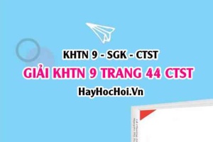Giải KHTN 9 trang 44 Chân trời sáng tạo SGK